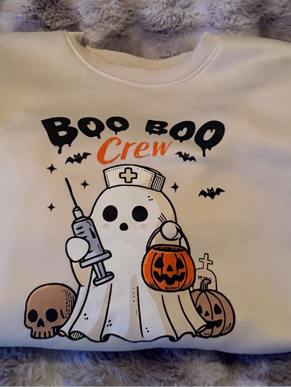 Boo Boo Crew Halloween Sweatshirt